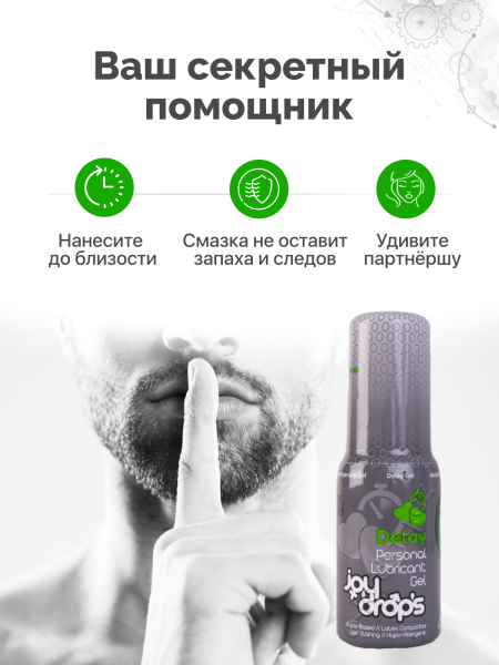 311.0002 - Смазка пролонгирующая для мужчин Joydrops Delay, 50 мл | Казанова 69
