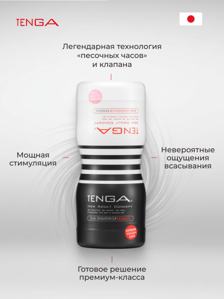TOC-204SH - Мастурбатор Tenga Dual Sensation Cup Extremes | Казанова 69