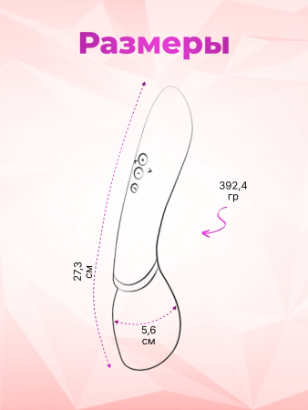 SNWD2SG4 - Вибратор-вонд We-Vibe Wand 2 фиолетовый | Казанова 69
