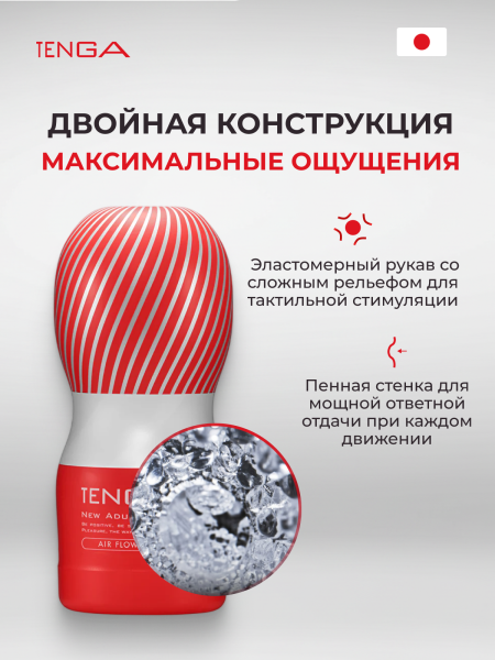 TOC-205 - Мастурбатор Tenga Air Flow Cup | Казанова 69