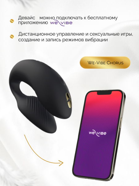 SNCK1SG9 - Набор Golden Moments: Womanizer Premium + We-Vibe Chorus, черный | Казанова 69