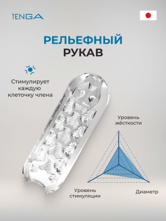 SPN-001 - Мастурбатор Tenga Spinner Tetra | Казанова 69