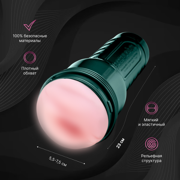 17347 - Мастурбатор Fleshlight Pink Touch вагина с вибрацией | Казанова 69