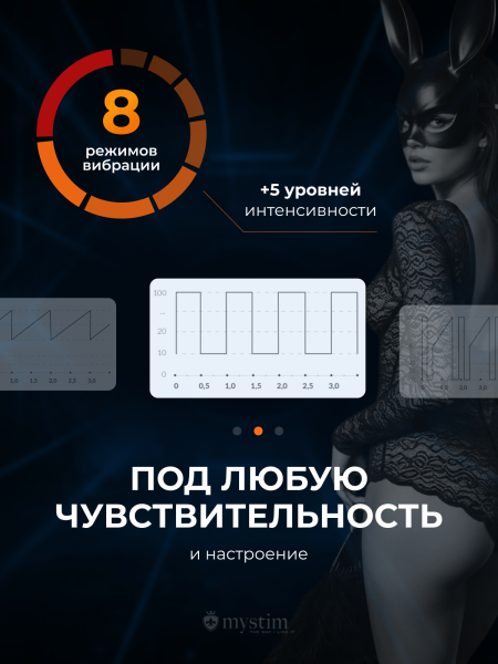 46530 - Вибратор Mystim Hop Hop Bob фуксия | Казанова 69