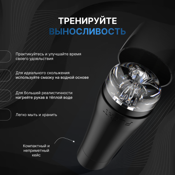 19440 - Мастурбатор Fleshlight Flight Pilot черный | Казанова 69