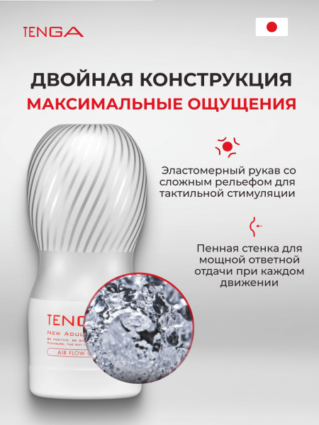 TOC-205S - Мастурбатор Tenga Air Flow Cup Gentle | Казанова 69