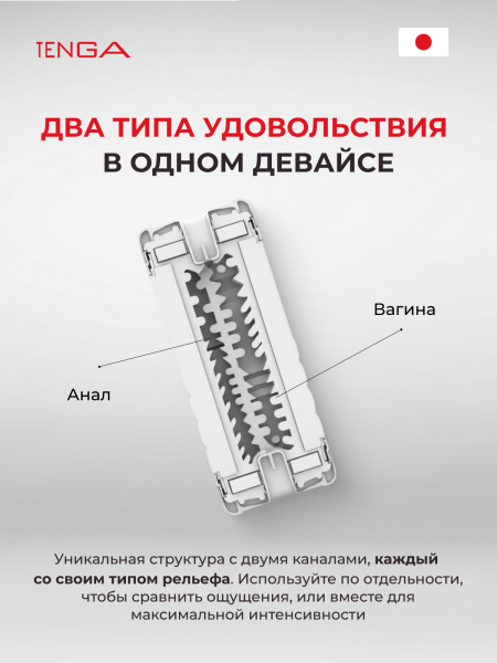 TOC-004US - Мастурбатор Tenga Double Hole US | Казанова 69